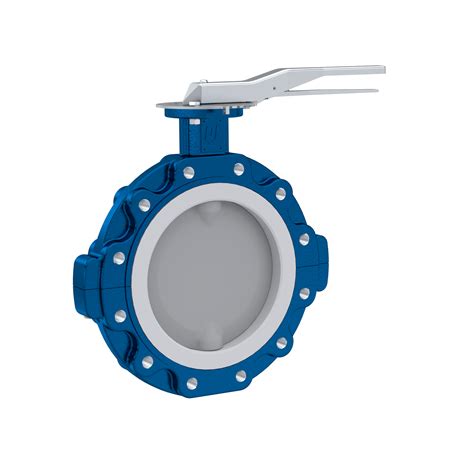 Butterfly Valve Ptfe Ak Dn Pn Lever Epdm Insert