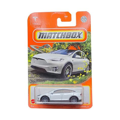 Matchbox Tesla Model X Branco Mini Hunts