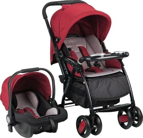 Babyhope BH 3089 Neon Plus Kırmızı Travel Sistem Bebek Arabası