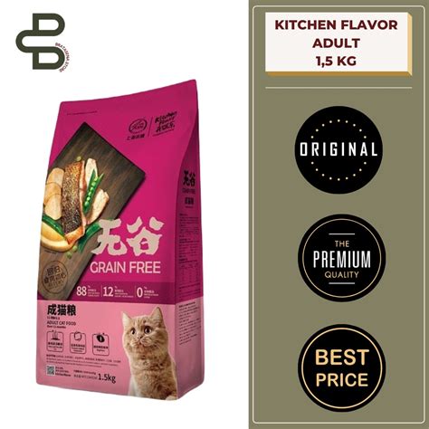 Jual Kitchen Flavor Adult Cat Food Kg Freshpack Shopee Indonesia