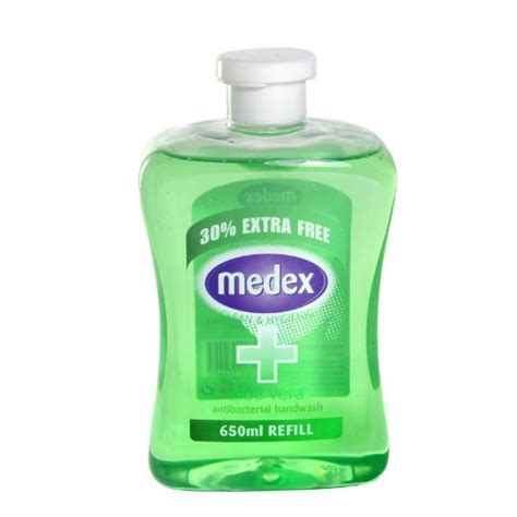 MaxMart Online Medex Anti Bacterial Handwash Aloe 30 Extra Refill 650ml