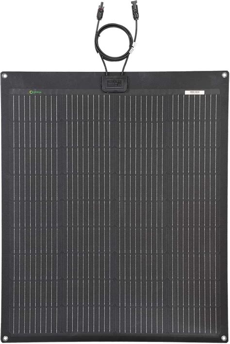 Amazon Lensun 100W 12V ETFE Black Flexible Solar Panel PERC 9BB