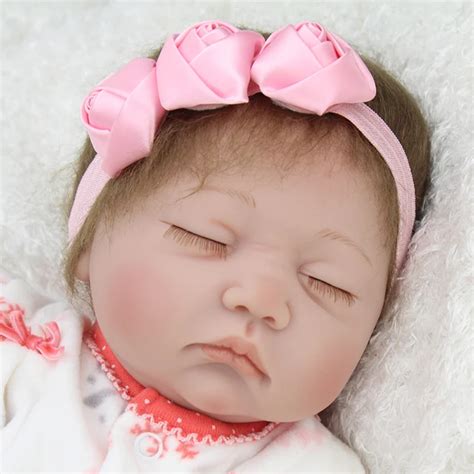 Npk Silicone Reborn Babies Doll Lifelike Sleeping Newborn Baby