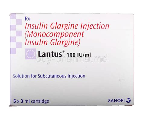 Lantus Glargine Insulin