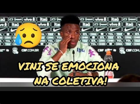 Vin Cius Jr Se Emociona Na Coletiva Vin Cius Jr Chora Na Coletiva