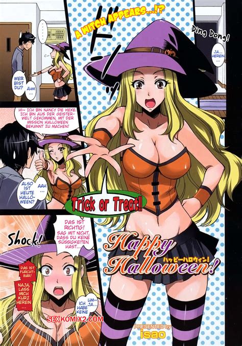 Porno comic Happy Halloween sex comic vollbusige blonde Schönheit