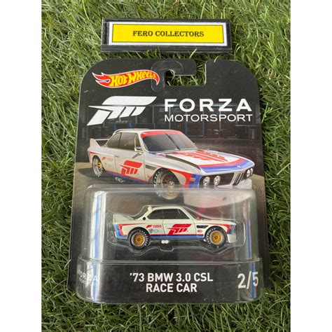 Hot Wheels Bmw Csl Race Car Forza Motorsport Shopee Malaysia
