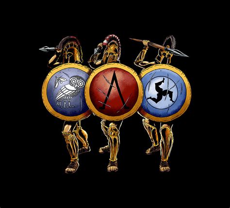 Ancient Greek Hoplites Digital Art by Lotus Leafal - Fine Art America