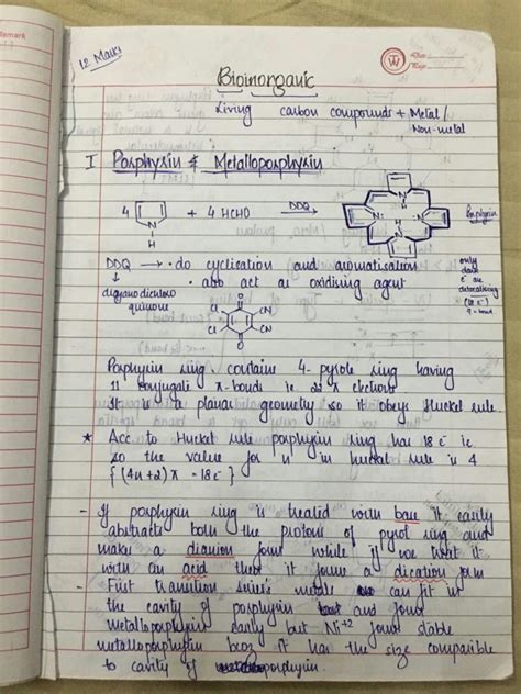 Solution Bioinorganic M Sc Chemistry Notes Studypool