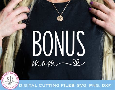 Bonus Mom Svg Mom Svg Bonus Mama Svg Stepmom Svg Etsy