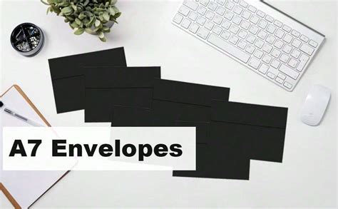 50 Packs 5x7 Enveloppes Enveloppes A7 5x7 Enveloppes Pour Invitations