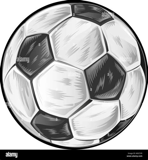 soccer ball isolated on white background Stock Vector Image & Art - Alamy