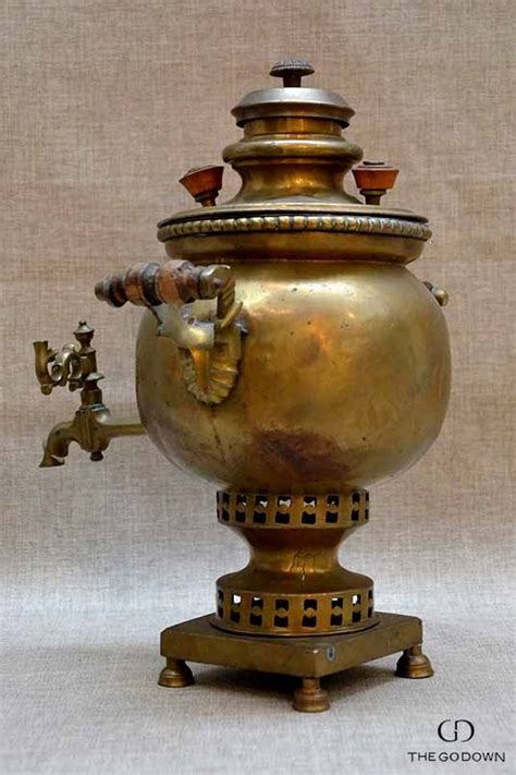 Tea Dispenser Known As Samovar Russian Or Semaver Turkish Tea Dispensers Like This