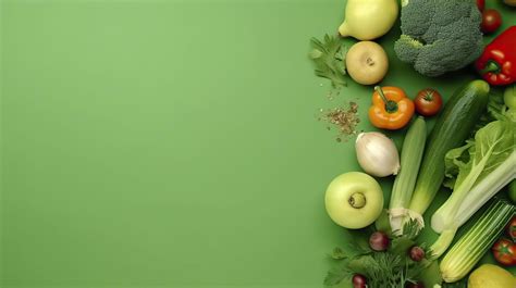 Banner With Vegetables Copy Space Background Stock Photo