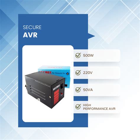 SECURE AVR AUTOMATIC VOLTAGE REGULAR Shopee Philippines