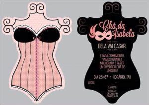 Convites Surpreendentes para Chá de Lingerie