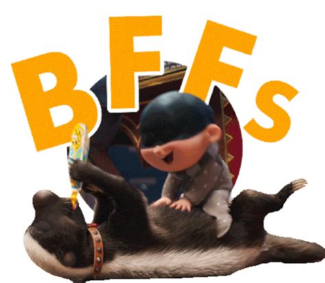 Bffs Gru Jr Sticker - Bffs Gru jr Despicable me 4 - Discover & Share GIFs