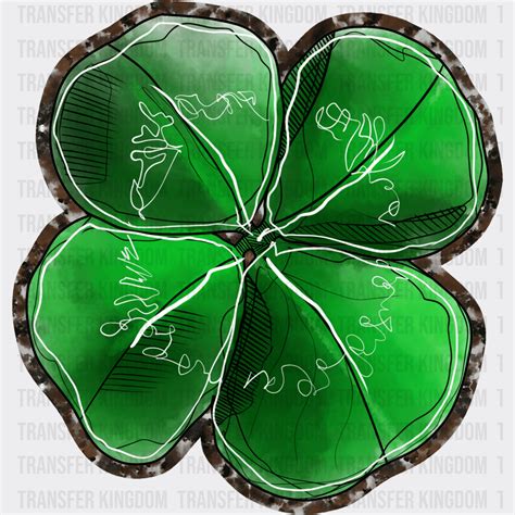 Clover St Patricks Day Design Dtf Heat Transfer