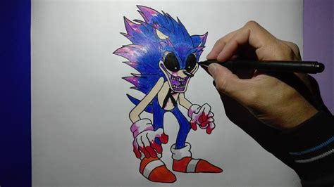 Cómo Dibujar A Sonic Exe Fase 3 Fnf How To Draw Sonic Exe Phase 3