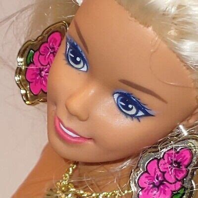 Mattel Barbie Caucasian Blonde Hair Blue Eyes Nude Doll Bhble D