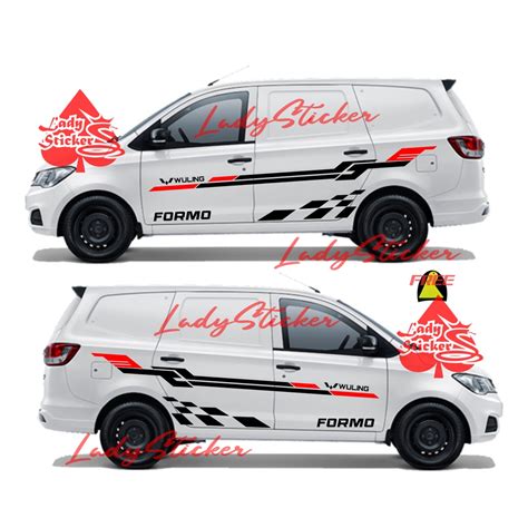 Jual Sticker Stiker Mobil Wuling Formo Cutting Sticker Mobil Wuling