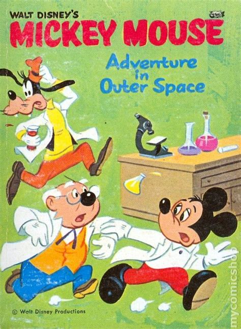 Mickey Mouse Adventure In Outer Space 1968 Whitman BLB Comic Books