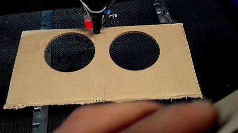 Acctek Laser Machine For Cardboard Cutting Youtube