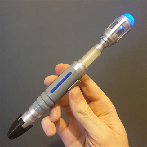 doctors sonic screwdriver  printed prop replica etsy