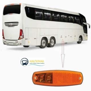 Kit Lanterna Seta Lateral Onibus Marcopolo G7 Torino Led 12 24 Vts