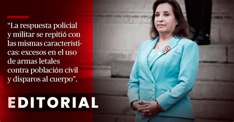 Dina Boluarte ante la Corte Penal Internacional Editorial Opinión