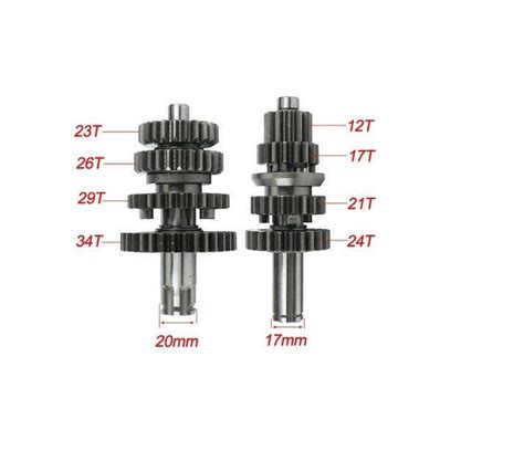 20MM COUNTER SHAFT TRANSMISSION GEAR FOR LIFAN 125CC PIT BIKE ENGINE GK01