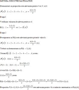 Inductie Matematica Defini Ie Etape De Calcul Exerci Ii Rezolvate