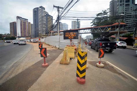 Obras na Tancredo Neves estão 20 dos serviços concluídos Bahia