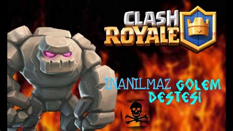 Golem Destes Clash Royale Youtube