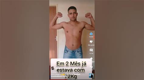 EvoluÇÃo De 6 Meses Na Academia MotivaÇÃo😱esse Meu VÍdeo Bateu Mais De