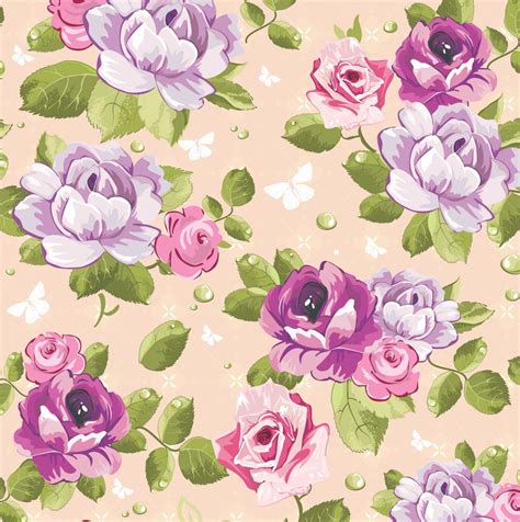 Papel De Parede Floral Rosas Mod Elo Produtos Especiais