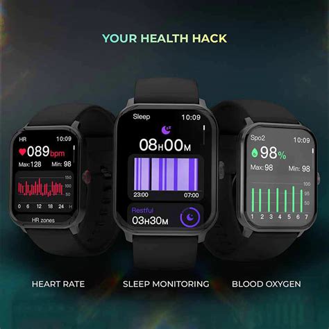 BeatXP Marv Neo Smartwatch With One Tap BT Calling Black At Best Price