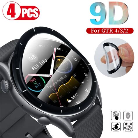 For Amazfit GTR 4 GTR4 Smart Watch Soft Film Full Cover Screen