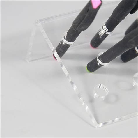 Batal Acrylic Pen Holder Tampilan Stand Produsen Pemasok Disesuaikan