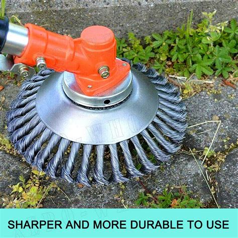 68weed Brush Steel Wire Trimmer Head Wheel Garden Lawn Mower Grass Cutter Tool Ebay