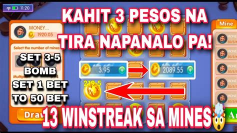 Sagana Game Tricks Ii Mines 3 Pesos Napalago Natin Hanggang Magkano