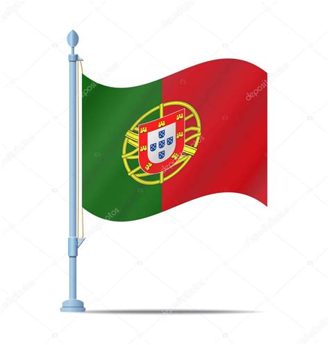 Portugal flag vector — Stock Vector © noche0 #58897439