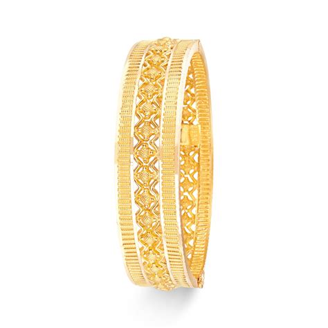 24 Grand Gold Bangle Designs in 20 Grams • South India Jewels