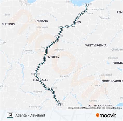 Greyhound Us0105 Route Schedules Stops And Maps Atlanta Bus Station