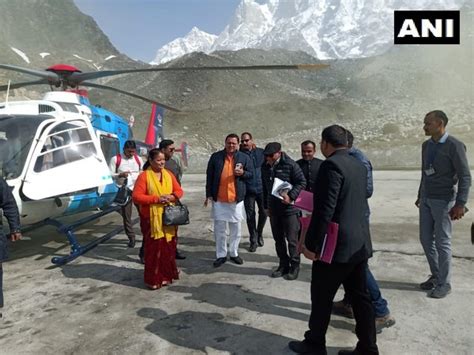 Uttarakhand Cm Dhami Visits Kedarnath To Review Yatra Related