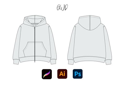 Full Zip Hoodie Mockup Etsy