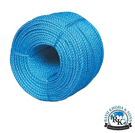 Ravji Khoda And Sons Blue Twisted Polypropylene Rope At Best Price In