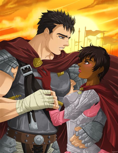 Guts And Casca By Fallenmessiahxdeviantart Berserkthe Animemanga