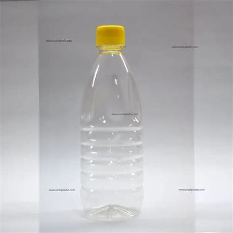 Ruchi Plastic Screw Cap Pet Bottle For Oil Ml Use For Storage