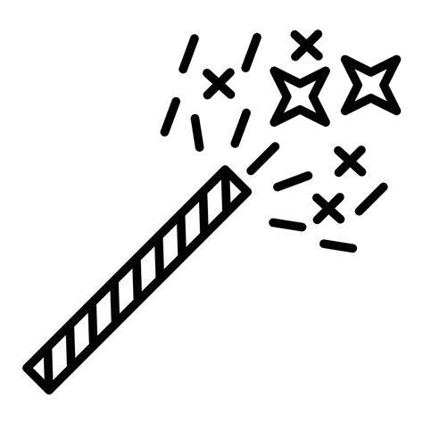 Sparkler Line Icon 14811805 Vector Art At Vecteezy